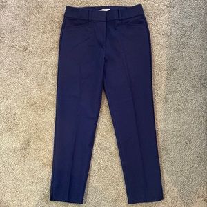 Women’s straight blue dress pants